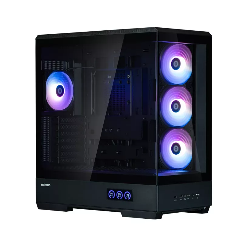 Caixa para PC Zalman P50 DS preta Midi Tower