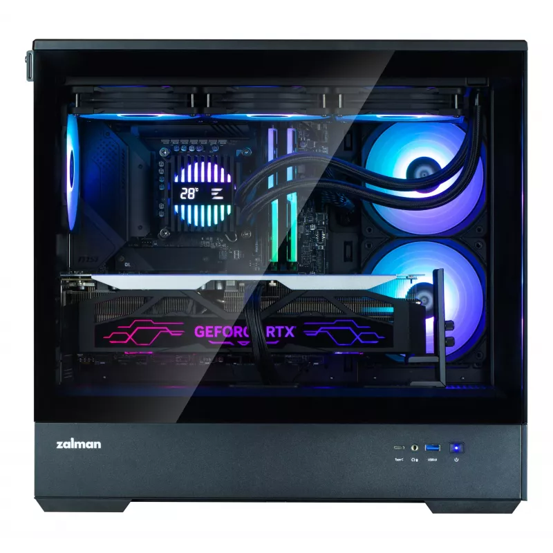Caixa para PC Zalman P30 preta V2 Mini Tower