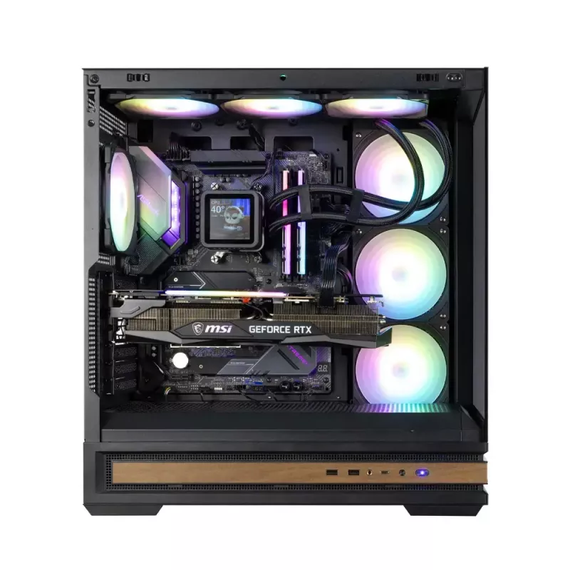 Caixa para PC Zalman P40 NAMU preta Midi Tower preta
