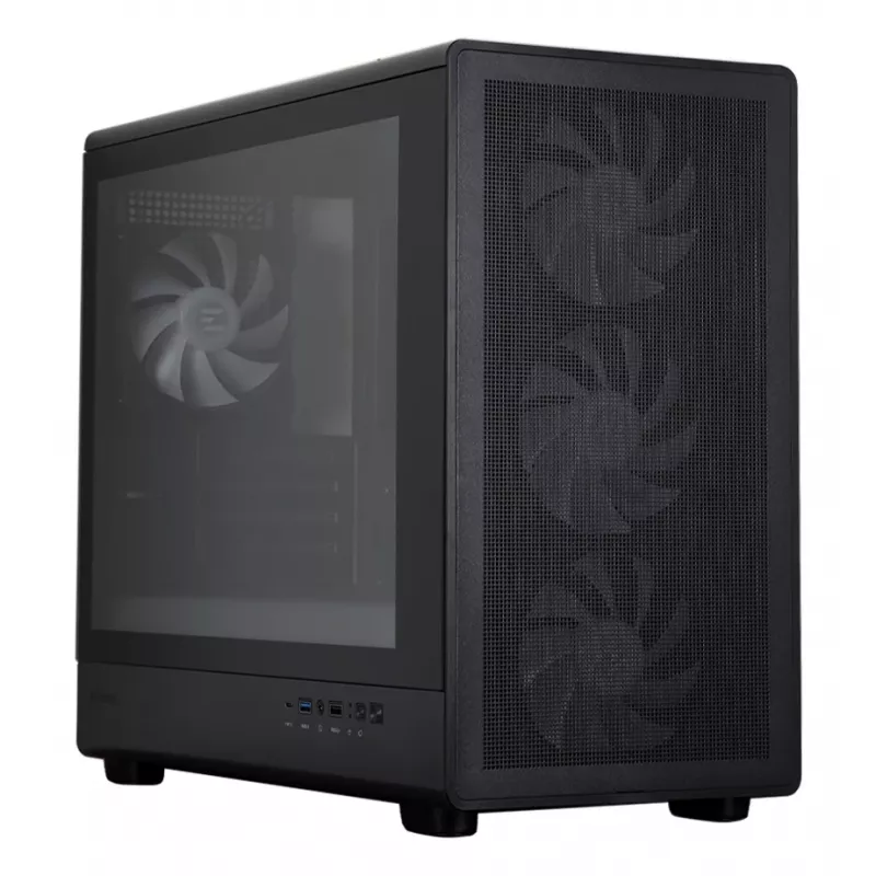 Caixa para computador M5 preta mATX Mini Tower preta