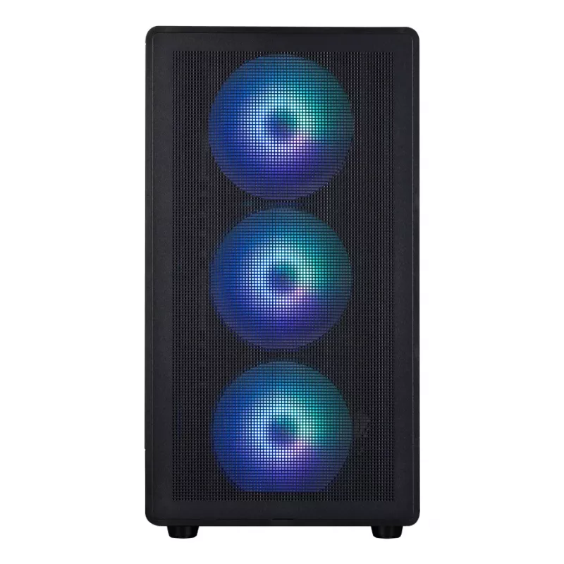 Caixa para computador M5 preta mATX Mini Tower preta