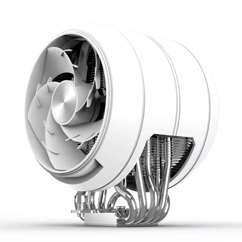 Dissipador de CPU ZALMAN ZET5 WHITE com ventoinha de 120 mm e iluminação RGB