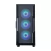 Caixa para PC ZALMAN i3 NEO V2 Mid Tower, ventoinhas ARGB x4, preta