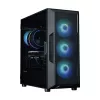 Caixa para PC ZALMAN i3 NEO V2 Mid Tower, ventoinhas ARGB x4, preta