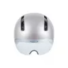 Capacete de bicicleta HJC Calido Plus, prateado (Pearl Grauish Silver), tamanho M, 55–59 cm, 350 g, In-Mold, viseira magnética