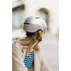 Capacete de bicicleta HJC CALIDO PLUS L, Pearl Grauish Silver, In-Mold, 58–63 cm, 350 g, viseira magnética