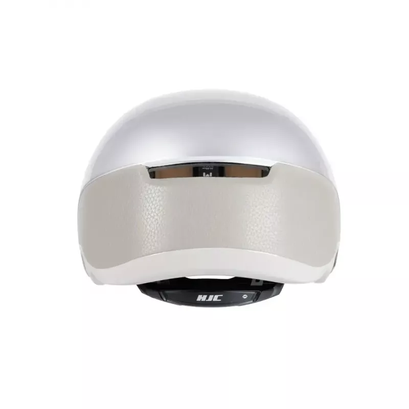 Capacete de bicicleta HJC CALIDO PLUS L, Pearl Grauish Silver, In-Mold, 58–63 cm, 350 g, viseira magnética