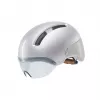 Capacete de bicicleta HJC CALIDO PLUS L, Pearl Grauish Silver, In-Mold, 58–63 cm, 350 g, viseira magnética