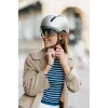 Capacete de bicicleta HJC CALIDO PLUS L, Pearl Grauish Silver, In-Mold, 58–63 cm, 350 g, viseira magnética