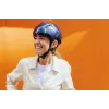 Capacete de bicicleta HJC Calido Plus, tamanho S (51–56 cm), In-Mold, viseira magnética, 350 g, branco/cinzento