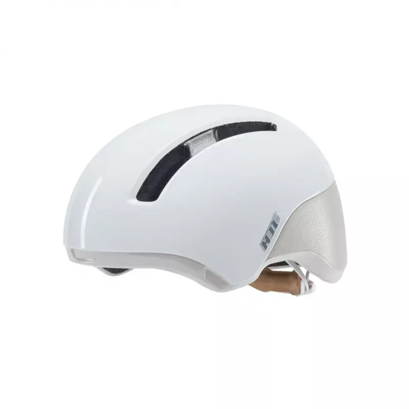 Capacete de bicicleta HJC Calido Plus, tamanho S (51–56 cm), In-Mold, viseira magnética, 350 g, branco/cinzento