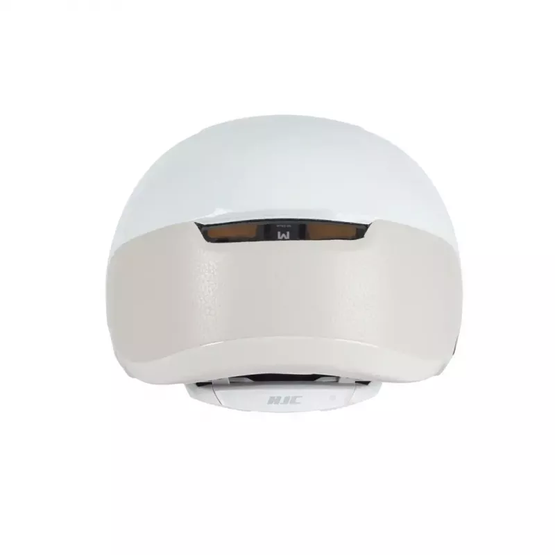 Capacete de bicicleta HJC Calido Plus, tamanho S (51–56 cm), In-Mold, viseira magnética, 350 g, branco/cinzento