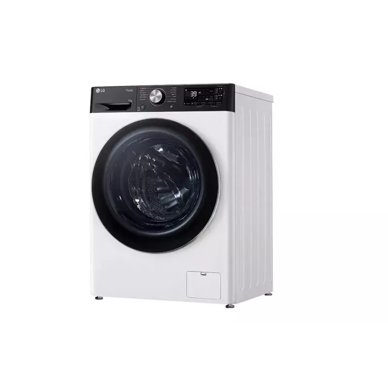 Máquina de lavar LG F4WR711S3HA de carga frontal 11 kg 1360 rpm preta, branca