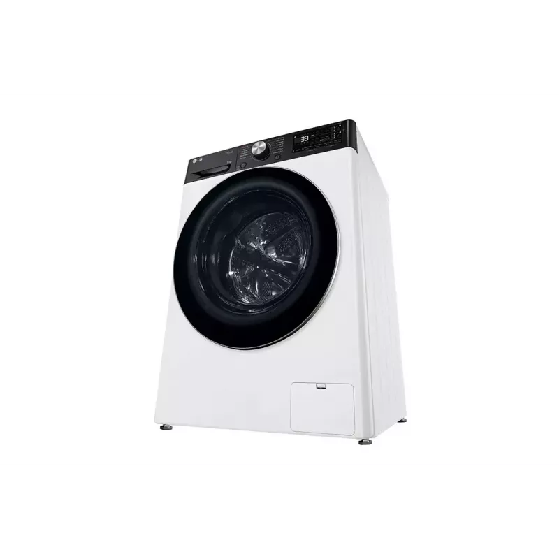 Máquina de lavar LG F4WR711S3HA de carga frontal 11 kg 1360 rpm preta, branca