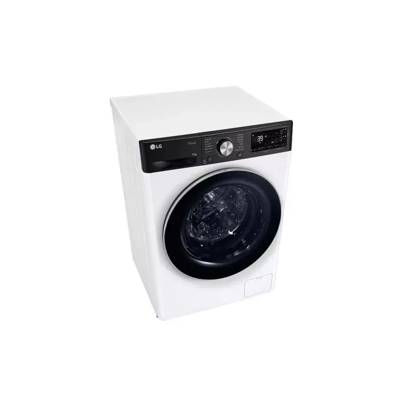 Máquina de lavar LG F4WR711S3HA de carga frontal 11 kg 1360 rpm preta, branca