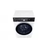 Máquina de lavar LG F4WR711S3HA de carga frontal 11 kg 1360 rpm preta, branca