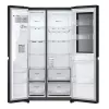 Frigorífico side-by-side LG InstaView GSGV81EPLL de instalação livre 635 L preto