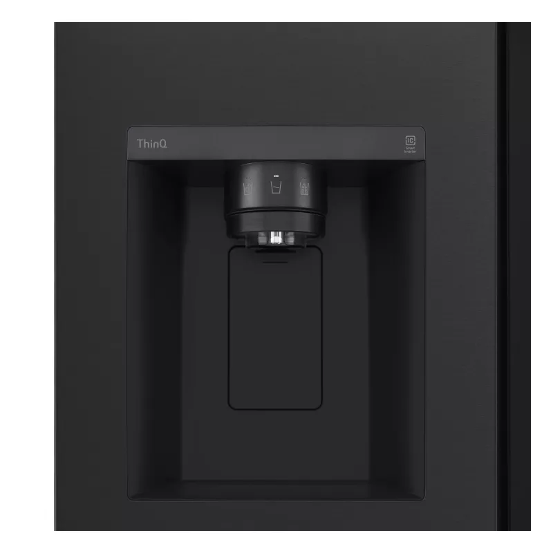 Frigorífico side-by-side LG InstaView GSGV81EPLL de instalação livre 635 L preto