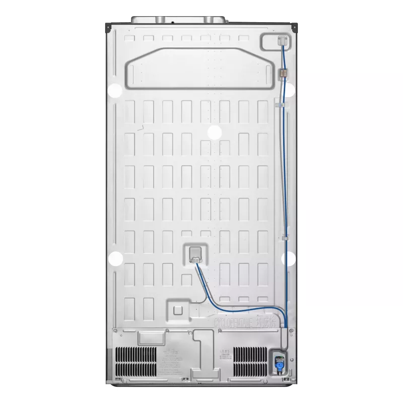 Frigorífico side-by-side LG InstaView GSGV81EPLL de instalação livre 635 L preto