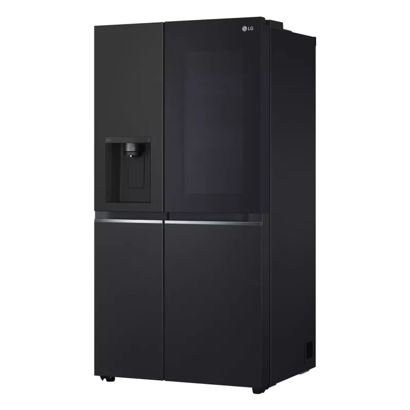 Frigorífico side-by-side LG InstaView GSGV81EPLL de instalação livre 635 L preto