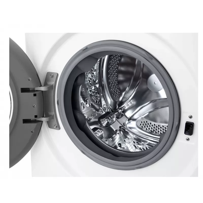 Máquina de lavar LG F2WR508S0W de carga frontal 8 kg 1160 rpm preta, branca