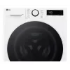 Máquina de lavar LG F2WR508S0W de carga frontal 8 kg 1160 rpm preta, branca