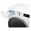 Máquina de lavar LG F2WR508S0W de carga frontal 8 kg 1160 rpm preta, branca
