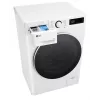 Máquina de lavar LG F2WR508S0W de carga frontal 8 kg 1160 rpm preta, branca