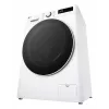 Máquina de lavar LG F2WR508S0W de carga frontal 8 kg 1160 rpm preta, branca