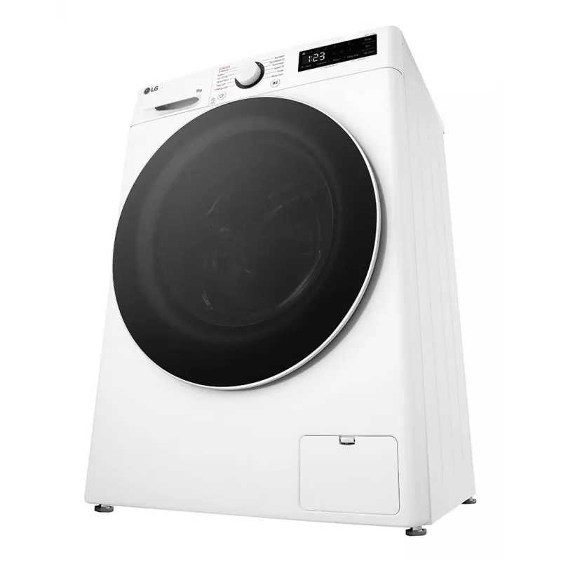 Máquina de lavar LG F2WR508S0W de carga frontal 8 kg 1160 rpm preta, branca