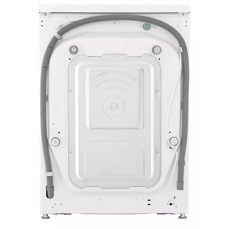 Máquina de lavar LG F2WR508S0W de carga frontal 8 kg 1160 rpm preta, branca