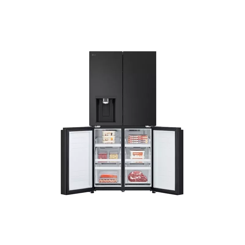 Frigorífico side-by-side LG GML861EPPE de instalação livre 506 L preto