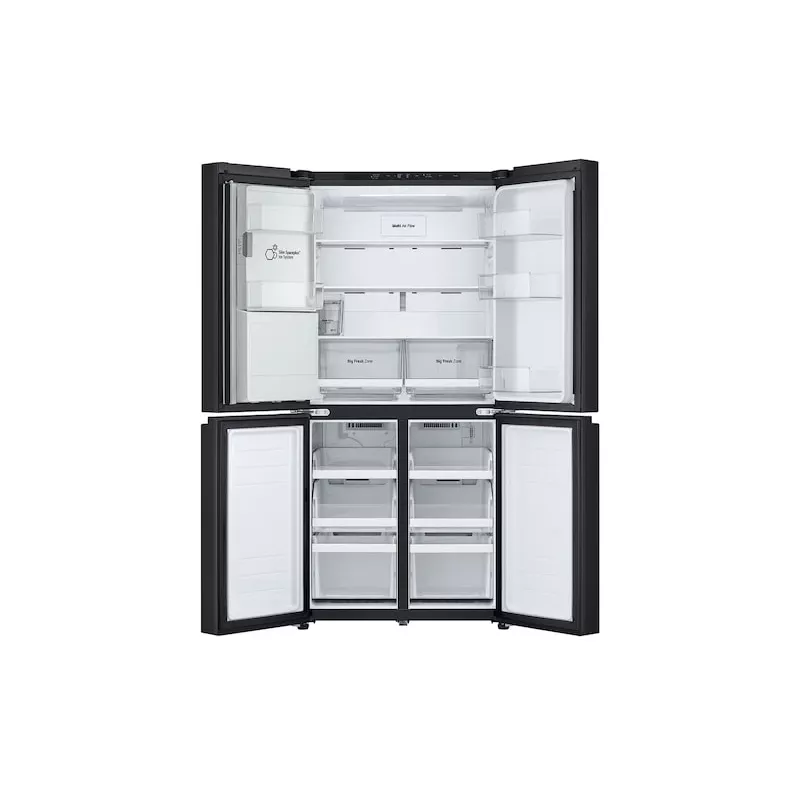 Frigorífico side-by-side LG GML861EPPE de instalação livre 506 L preto