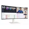Monitor de computador LG 38WR85QC-W 96,5 cm (38 polegadas) 3840 x 1600 píxeis UltraWide Quad HD LCD branco