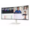 Monitor de computador LG 38WR85QC-W 96,5 cm (38 polegadas) 3840 x 1600 píxeis UltraWide Quad HD LCD branco