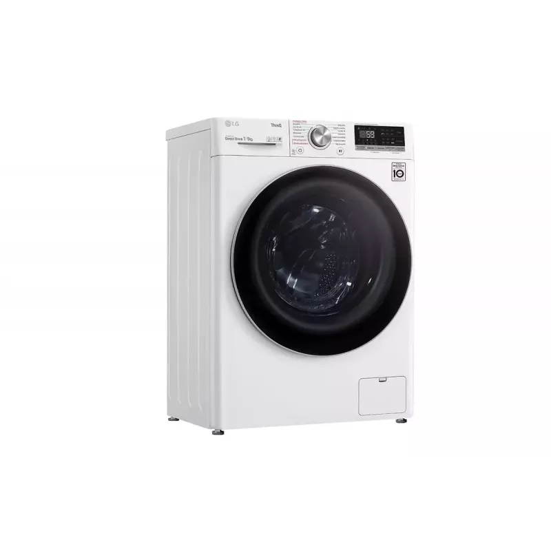 LG F2DV5S7S1E máquina de lavar e secar roupa independente de carregamento frontal branca