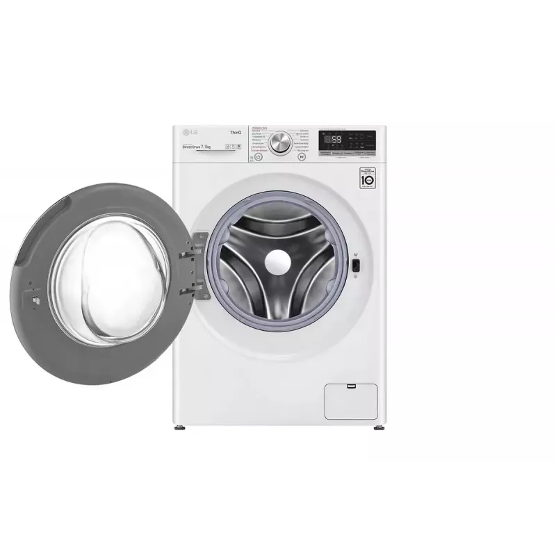 LG F2DV5S7S1E máquina de lavar e secar roupa independente de carregamento frontal branca