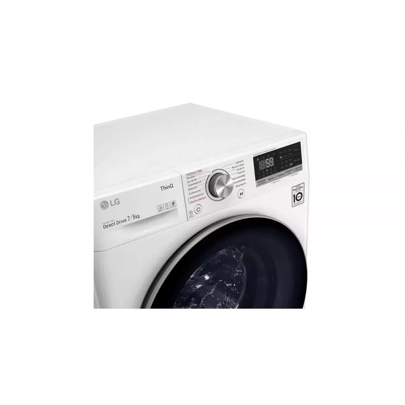 LG F2DV5S7S1E máquina de lavar e secar roupa independente de carregamento frontal branca