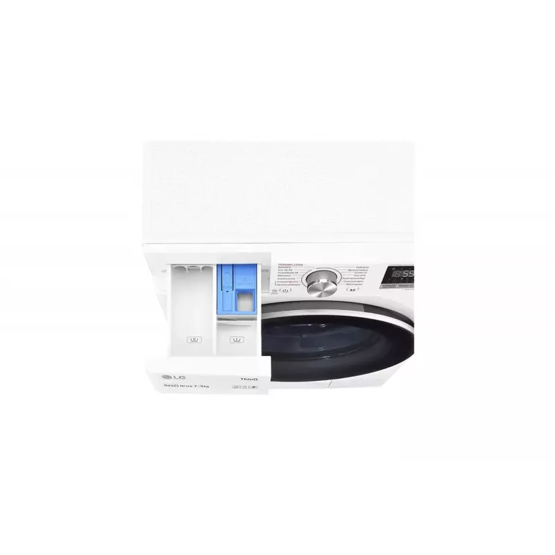 LG F2DV5S7S1E máquina de lavar e secar roupa independente de carregamento frontal branca