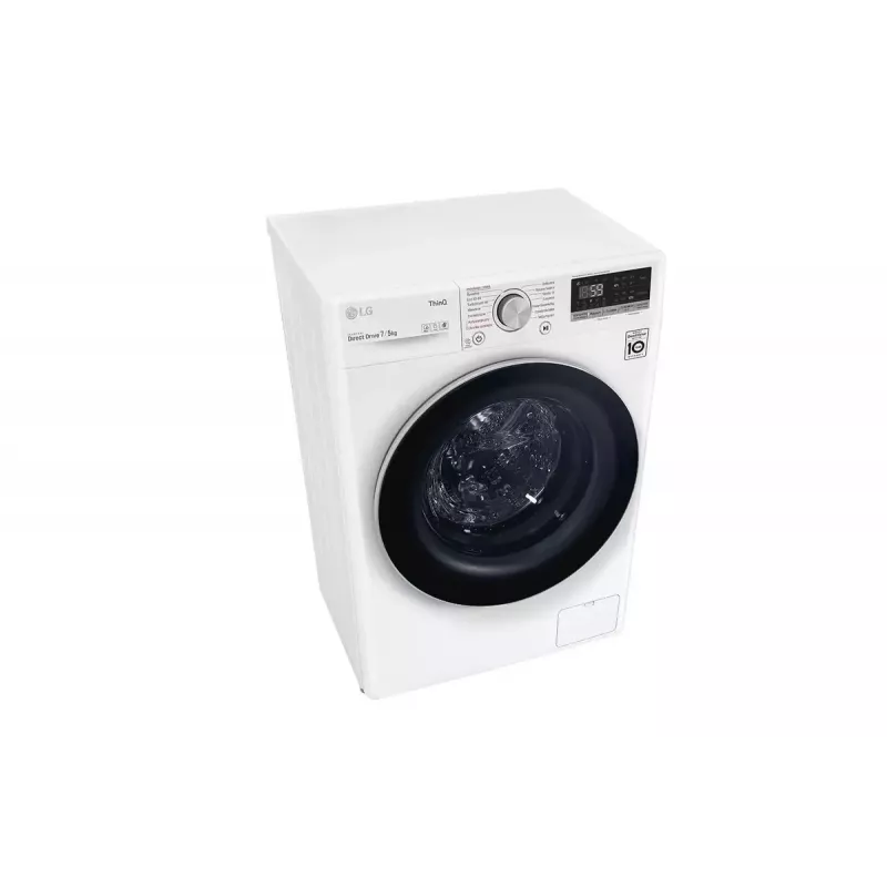 LG F2DV5S7S1E máquina de lavar e secar roupa independente de carregamento frontal branca