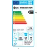 Máquina de secar roupa LG RH80V9AV3N 8 kg A+++ bomba de calor, independente de carregamento frontal, preto/branco