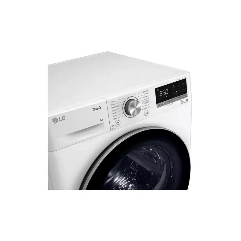 Máquina de secar roupa LG RH80V9AV3N 8 kg A+++ bomba de calor, independente de carregamento frontal, preto/branco