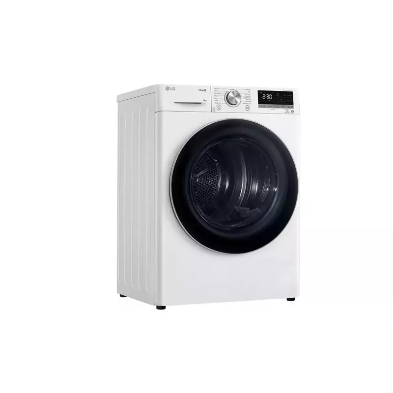 Máquina de secar roupa LG RH80V9AV3N 8 kg A+++ bomba de calor, independente de carregamento frontal, preto/branco