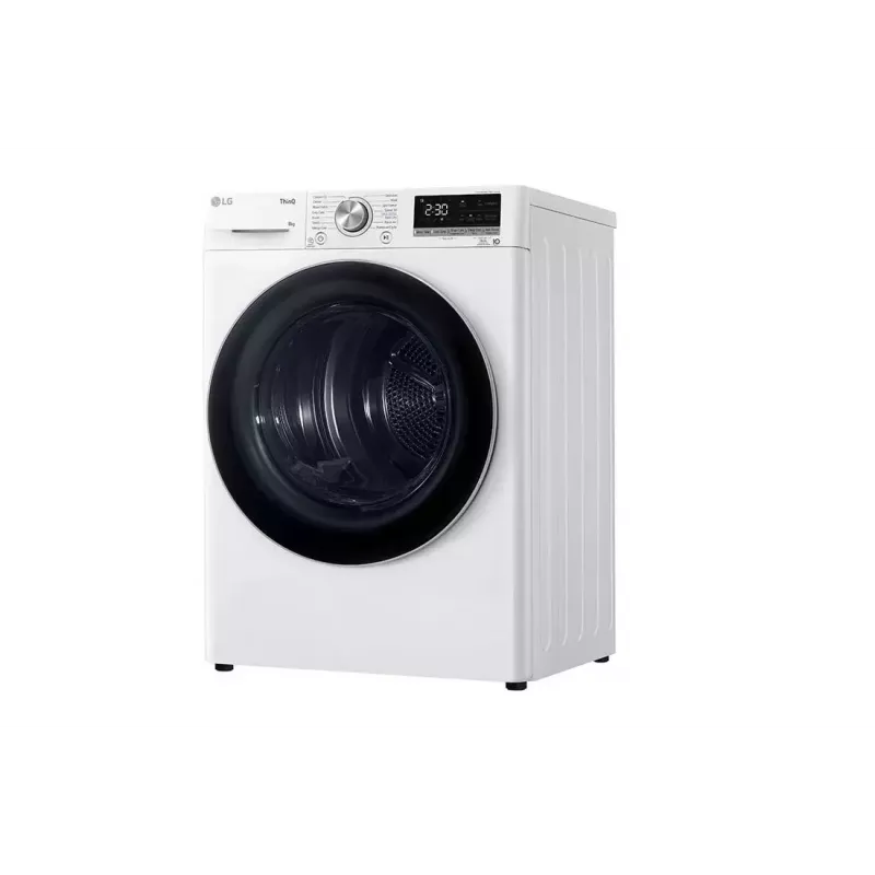 Máquina de secar roupa LG RH80V9AV3N 8 kg A+++ bomba de calor, independente de carregamento frontal, preto/branco