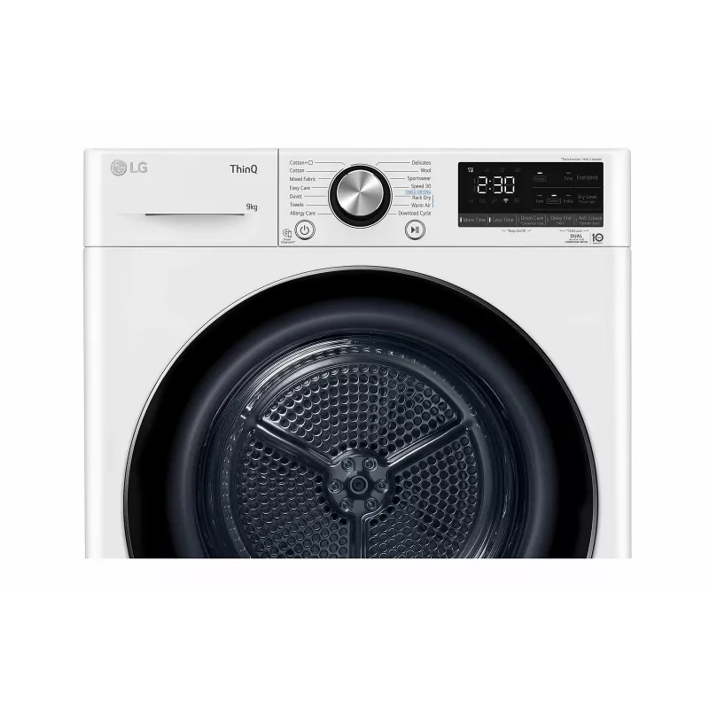 LG RH90V9AV2N máquina de secar roupa independente de carregamento frontal 9 kg branca