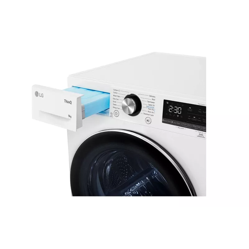 LG RH90V9AV2N máquina de secar roupa independente de carregamento frontal 9 kg branca