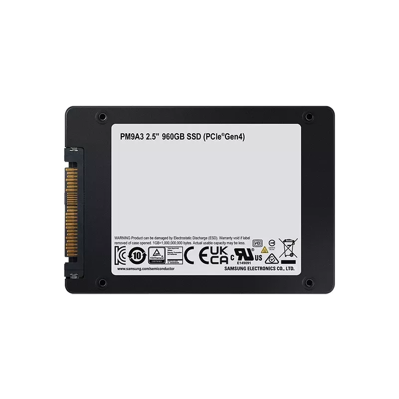 Samsung PM9A3 960 GB 2,5 polegadas PCI Express 4.0 NVMe V-NAND TLC