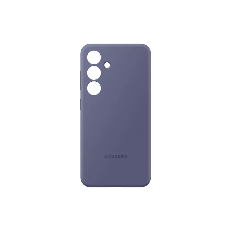 Capa de silicone Samsung Galaxy S24 violeta monocromático