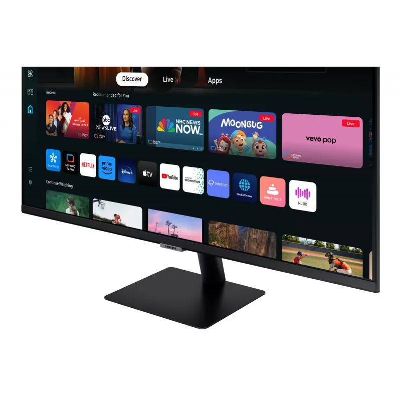 Samsung M70D monitor de computador 81,3 cm (32 polegadas) 3840 x 2160 píxeis 4K Ultra HD LED preto