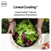 LG NatureFRESH GSBC40PYPE frigorífico combinado americano – Prime Silver – classe de eficiência energética E